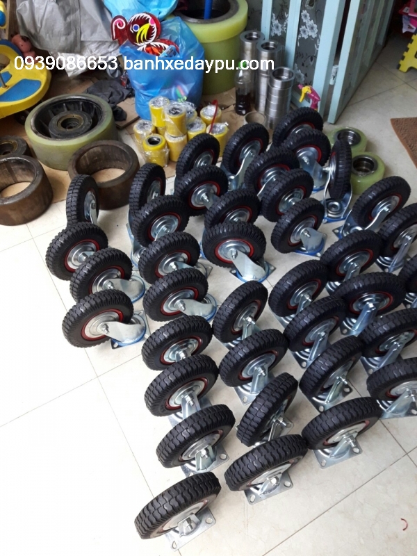 Bánh xe Äẩy cao su ssk bánh xe công nghiá»p