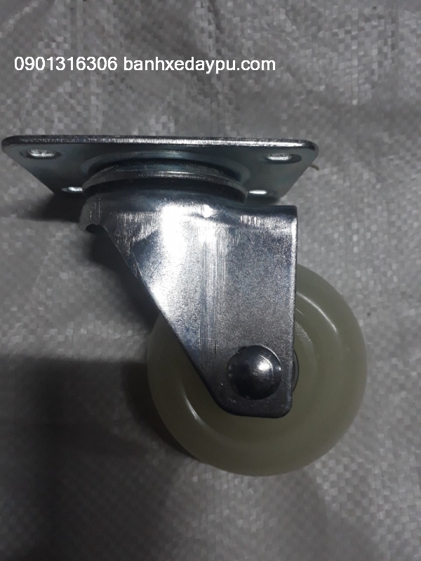 Bánh xe đẩy nhưa công nghiệp xoay 4in 100x32 bánh xe HY Bánh xe đẩy nhưa công nghiệp xoay 4in 100x32 bánh xe HY