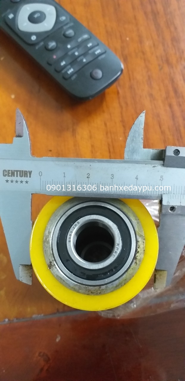 Bánh xe nâng tay siêu thấp 51x70 Vòng Bi 6003rs bánh ny lon hay PA