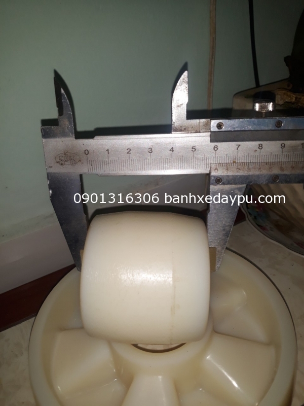 Bánh Xe Nylon 60x70mm Bạc đạn 6204 Bánh Xe Nylon 60x70mm Bạc đạn 6204