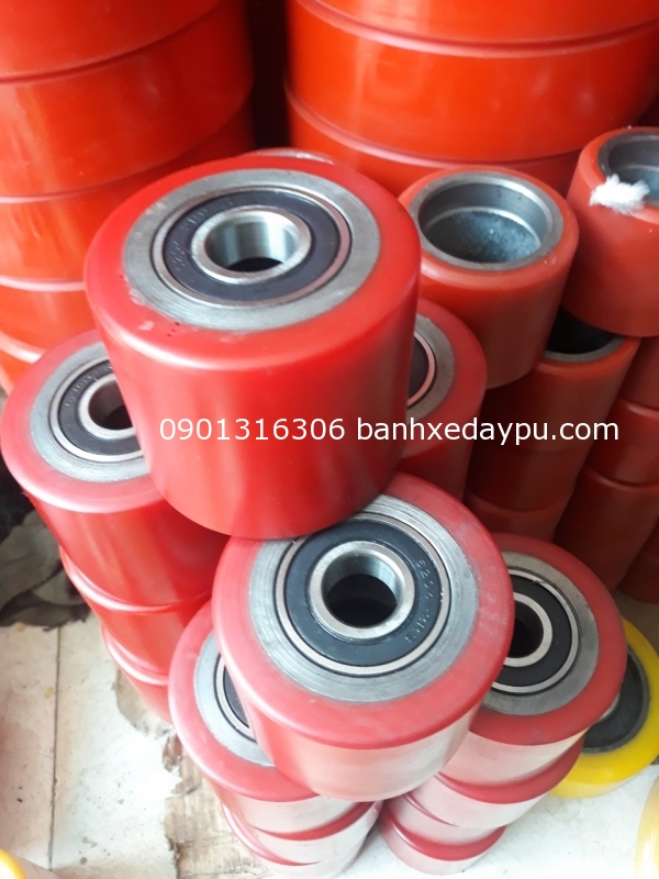 Bánh Xe Nâng Tay 70x80 bạc Đạn 6204