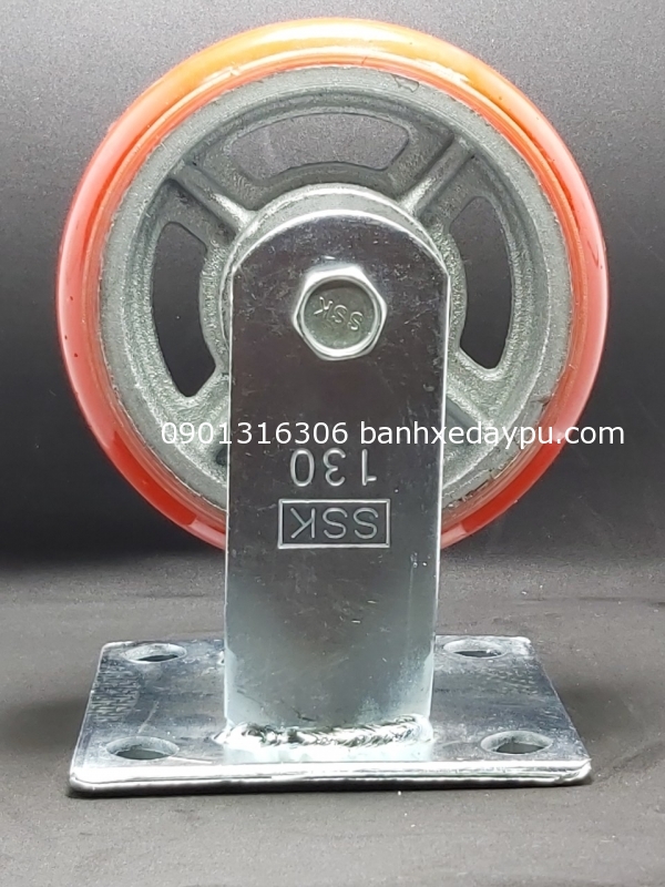 Bánh xe đẩy Công nghiệp 130x50 cố định hàn quốc Bánh xe đẩy Công nghiệp 130x50 cố định hàn quốc