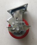 Bánh xe đẩy PU 100x50 có khóa ssk