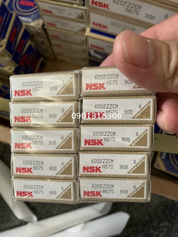 Bạc Đạn NSK 6202 ZZ Vòng Bi NSK 6202 ZZ Bạc Đạn NSK 6202 ZZ Vòng Bi NSK 6202 ZZ