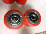 Bánh xe nâng tay PU gang 80x80 bi 6204