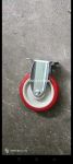 Bánh xe đẩy cố định 4inch bánh xe TPU đỏ 100x32mm